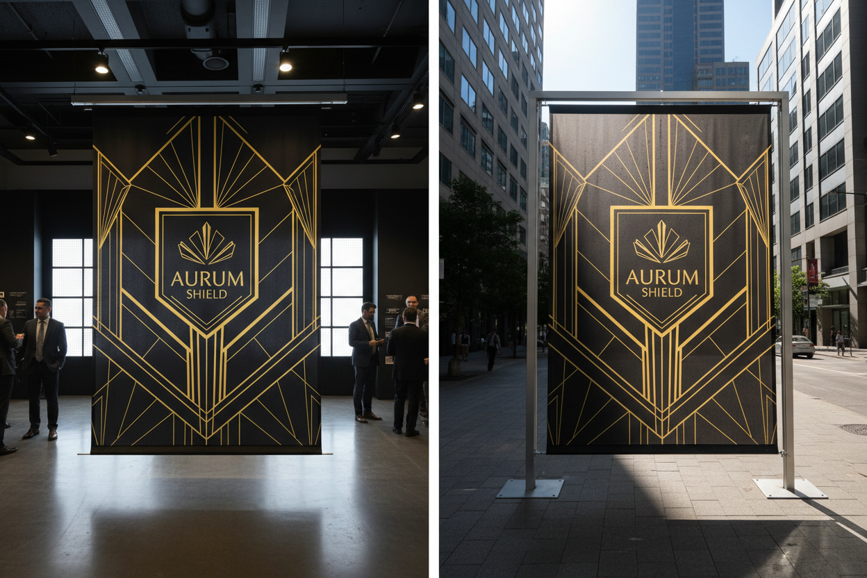 Blockout Fabric Banner | Light-Blocking Premium Display | Indoor & Outdoor