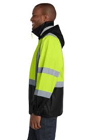 Custom Printed ANSI Class 3 Safety Windbreaker | PrintzOnDeck