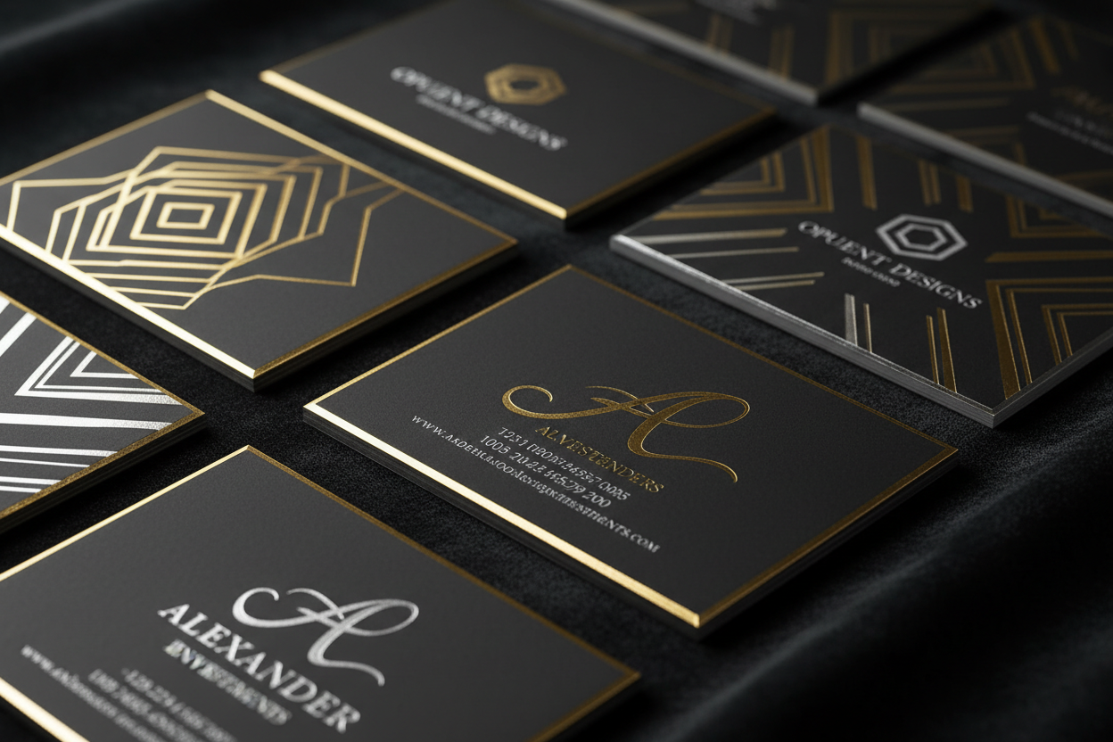 Foil Accent Business Cards