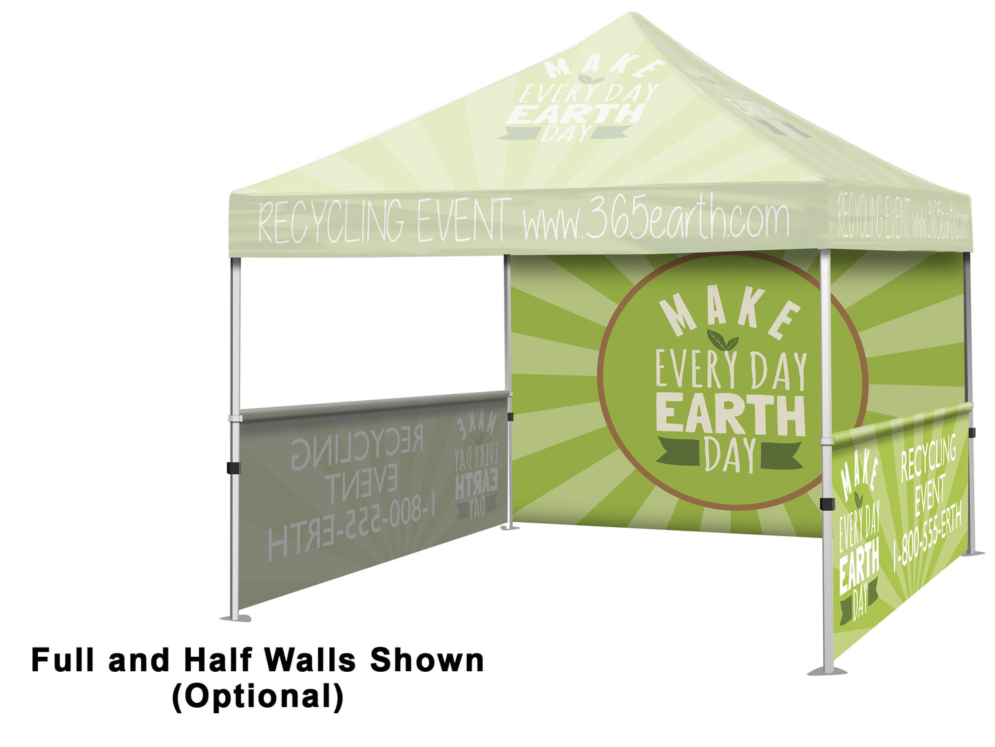 Custom Printed Tent Frame and Canopy | PrintzOnDeck