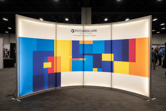 10ft SEG Backlit Popup Display | Accordion Hardware | PrintzOnDeck