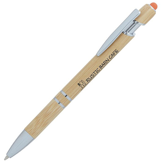 Carter Incline Bamboo Stylus Pen — Custom Printed | PrintzOnDeck
