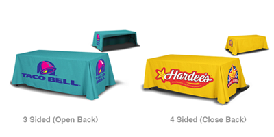 Custom Table Cover 8ft | PrintzOnDeck