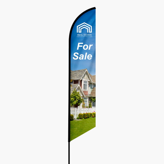 Custom Feather Angled Flag | PrintzOnDeck