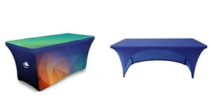 Custom Stretch Table Cover | PrintzOnDeck