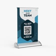 Custom Tabletop Banner Stand 11.5x17.5 | PrintzOnDeck