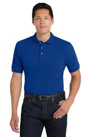 Custom Printed Tall Heavyweight Pique Polo | PrintzOnDeck