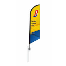 Feather Angled Flag | Eye-Catching Outdoor Promotion