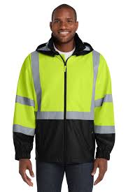 Custom Printed ANSI Class 3 Safety Windbreaker | PrintzOnDeck