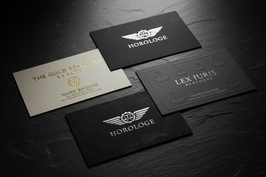 Dual Raised Business Cards