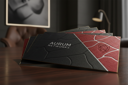 Embossed Business Cards | Raised Texture Premium Cards | Luxury Networking