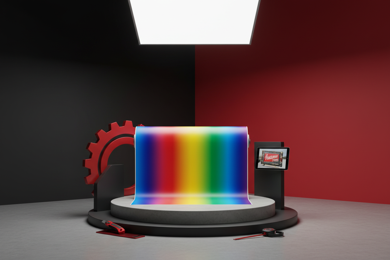High Performance Vinyl | Repositionable Long-Term Adhesive | PrintzOnDeck