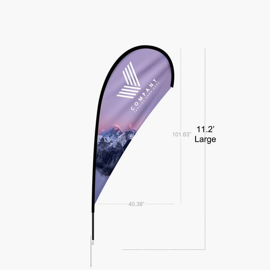 Teardrop Flag | Eye-Catching Outdoor Promotion | Events & Retail